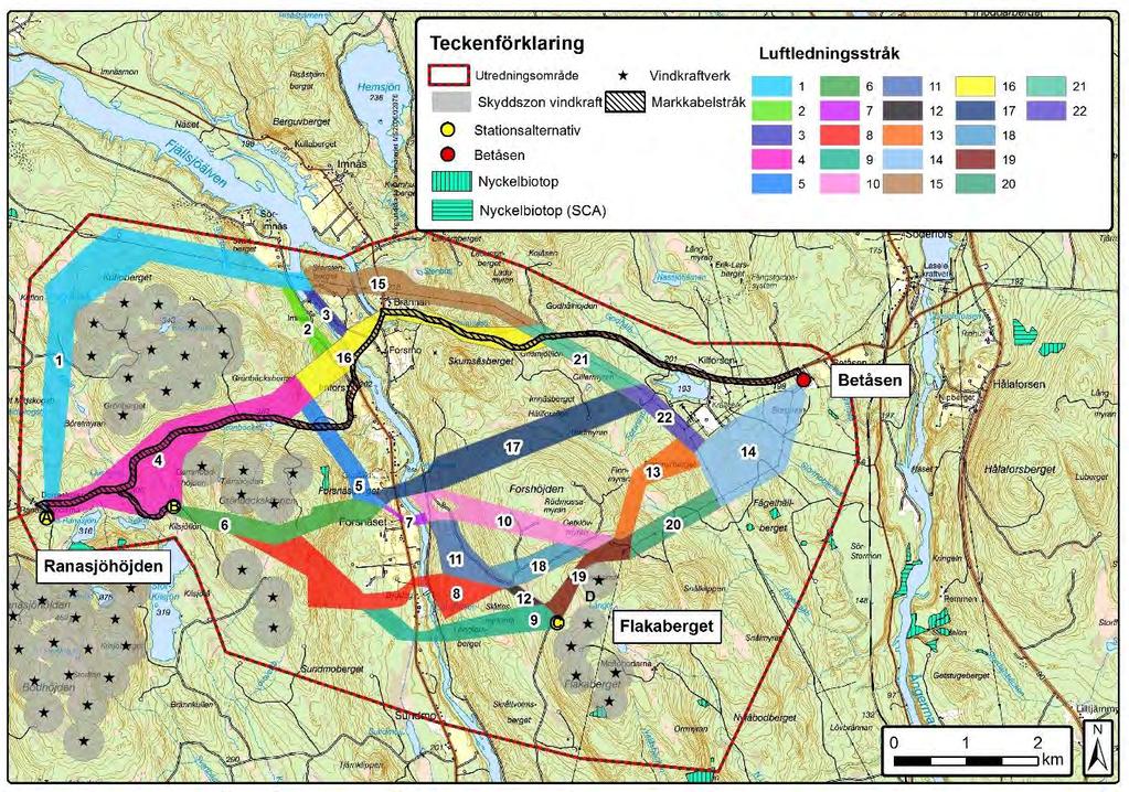 Det andra naturvårdsavtalsområdet är ett 2,3 ha stort område av typen kantzon, korridor, bäck, ravin (sk 341-2008) och ligger sydöst om Fågelhällberget.