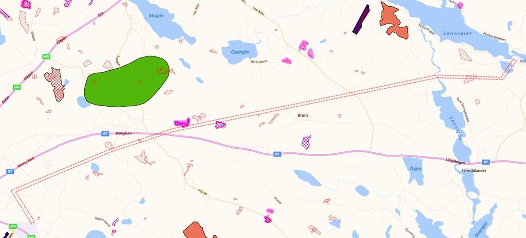 Midskogs kraftstation-verksmon industriområde Naturvärdesinventering juni 2013 3.2.2 Våtmarksinventering VMI Ungefär 10 % av Sveriges landyta består av våtmarker.