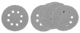 Slip- och polerprodukter Slippappersrondeller Luna. Slippappersrondeller PEX för trä, färg och metall. Diameter 125 mm. Med kardborrefastsättning och 8 dammutsugningshål.