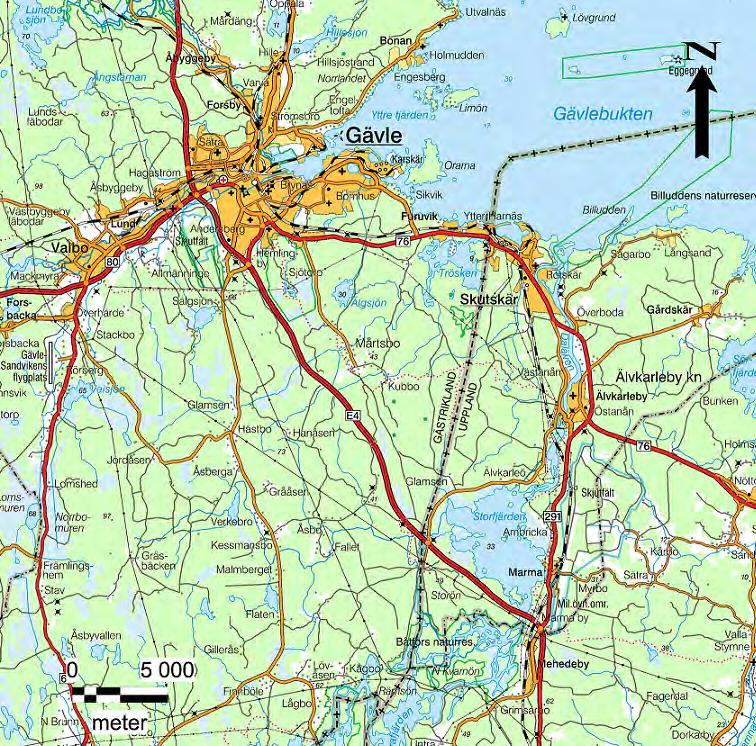 Förlängd koncession för befintlig 145 kv ledning mellan station Lanforsen och Mehedeby i Älvkarleby och Tierps kommun i Uppsala län