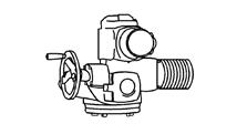 AUMA NORM elektriska ställdon för Danfoss kulventiler 3 x 400 VAC/50 Hz, TP 110/001 För Danfoss kulventiler 3 x 400 VAC 50 Hz (S2 15 min.) Typ Driftstid for 90º vridning sekunder 65-80 SG 05.