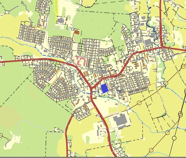 7 (9) PLANDATA Lägesbestämning och area I centrala Östervåla tätort vid Östervåla busstation, längs Kyrkvägen, ligger fastigheten Hov 49:1. Området för planändringen är 3946 m² stort.