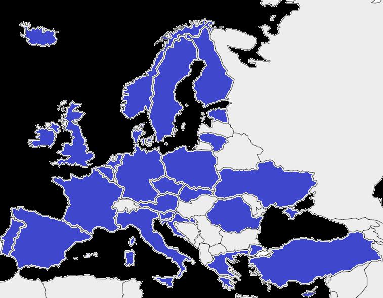 PEPPOL i världen +200 Certifierade Accesspunkter i 20 Europeiska länder, plus Singapore, Kanada och USA. Över 150.000 mottagande organisationer anslutna.