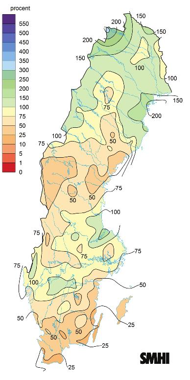 Den grundvattenbildande perioden 2017 2018 var väldigt gynnsam för grundvattenbildningen med mycket nederbörd som fallit under längre perioder. Länets grund- och ytvattenmagasin fylldes på.