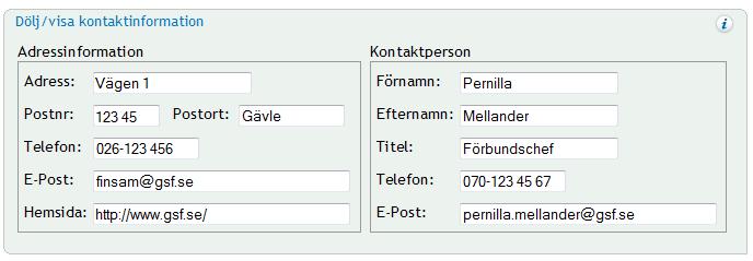 I fältet Beskrivning registrerar du en förklarande beskrivning om samverkansorganisationen, till exempel organisationens mål och syfte, dess medlemmar etc. 4.