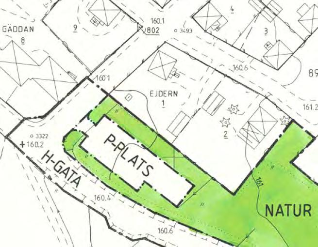 123 detaljplanen som varit ute på granskning utan är sedan tidigare planlagd som parkering (allmän plats) genom en gällande detaljplan ( Detaljplan barnstuga mm, Prästgärdet, laga kraft 1990-06-29),
