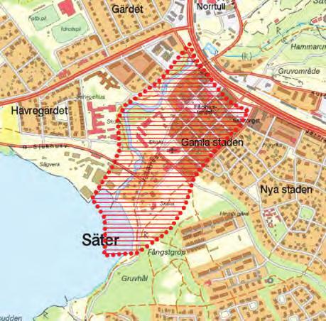 169 Dnr: SBN 2016/0509 delen. Angränsande bebyggelse utgörs i nordväst av bland annat kyrkans lokaler med församlingshem samt enstaka kontor och bostäder i 1-2 våningar.