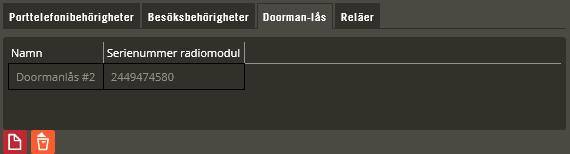 Multiaccess Styra 8.3 Programmering: Objekt 203 Om Doormanlås används måste detta knytas till berört objekt.