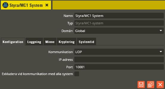 I fältet Namn skall du ändra standardnamngivningen till det som är gällande för din installation.