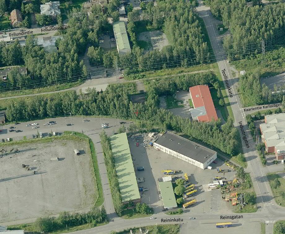 3.1 Utredning om förhållandena i planeringsområdet 3.1.1 Allmän beskrivning av området Detaljplanläggningsområdet finns på ön Vasklot, på ca tre kilometers avstånd från torget i Vasa.