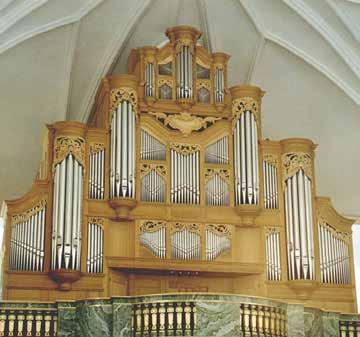 KATARINA KYRKAS ORGEL byggd 1999 av J. L. van den Heuvel Orgelbouw B.V.