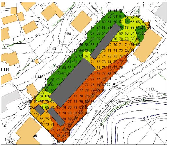 Radon ftersom jordlagren är täta, bedöms inte förutsättningar för radonavgivning finnas Marken kan därför klassas som lågradonmark Om friktionsjord ändå påträffas vid byggnation, bör emellertid