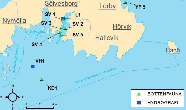 Medins Havs- och Vattenkonsulter AB Kisel & klorofyll-a Höga kiselhalter i kombination med höga halter av oorganiskt kväve uppmättes vid den nordligaste stationen VH3A i februari vilket tyder på