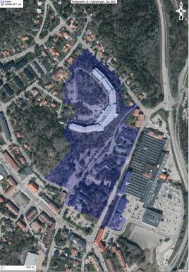 5(8) Älgen 18 Beskrivning: Utbyggnad av ca 70 lägenheter i Nynäshamns stad (Höjdgatan).