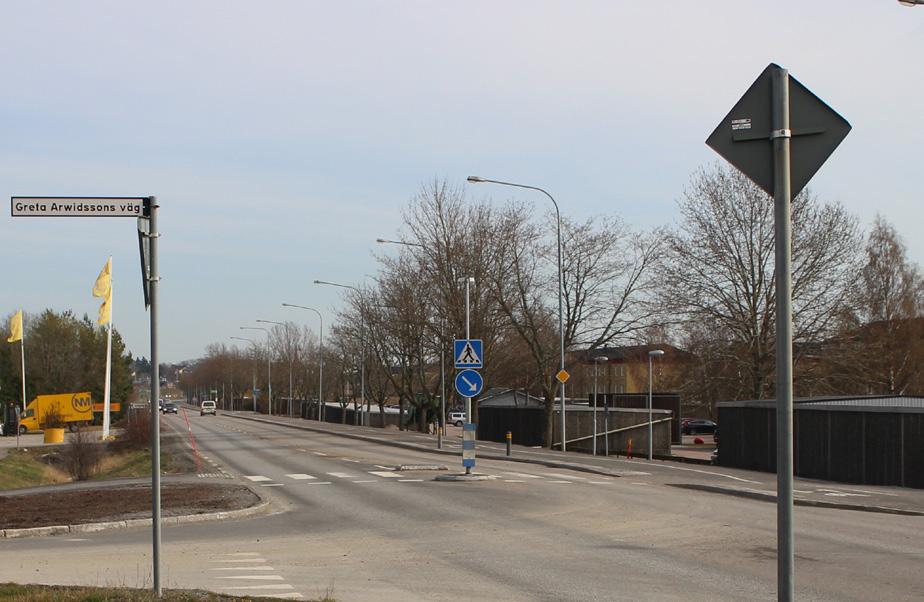 Inventering av passager Det finns några passager i området med låg trafiksäkerhetsnivå. Dessa är också passager över de mer trafikerade gatorna i området.