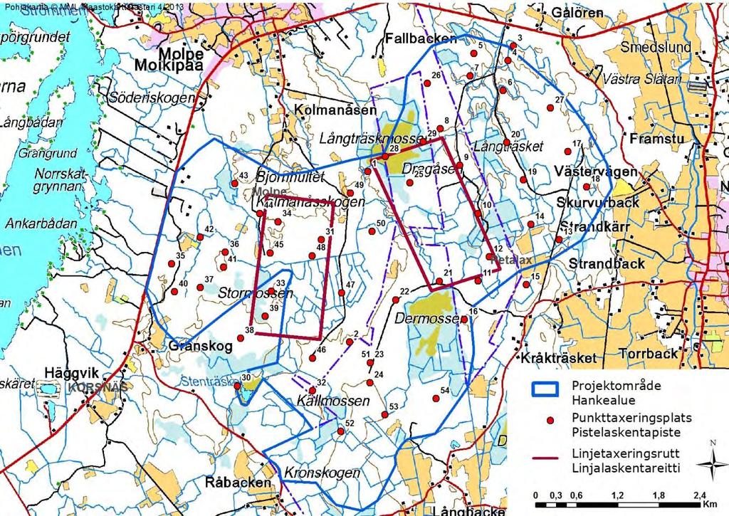 FCG DESIGN OCH PLANERING AB MILJÖKONSEKVENSBESKRIVNING 78 (263) rovfåglar.