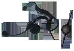 Headset Sepura SC20-serien HEADSET För direktanslutning till radion