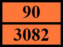 14.5. Miljöfaror Miljöfarlig : Annan information :. 14.6. Särskilda försiktighetsåtgärder 14.6.1. Vägtransport Skyddskod : 90 Klassificeringskod (ADR) : M6 Orangefärgade skyltar : Specialbestämmelser