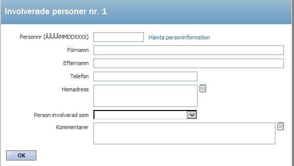 4/5 Rapporterad av enhet: den enhet där händelsen upptäcktes eller där du som rapportör arbetade när du rapporterade händelsen.