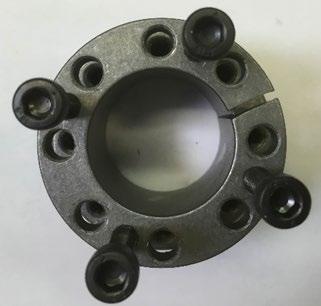 Remove the pulley shield to see and work on the pulleys and V-belts. 2.