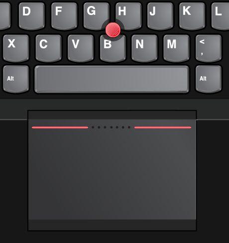 Med ThinkPad-pekdonet kan du även utföra flera tryckgester som att rotera och zooma in eller ut.