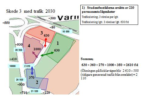 1.4 Skede 3 utblick mot 2030 Skede 3 utgör den slutliga utbyggnaden som kan göras när Östlig förbindelse är utbyggd.