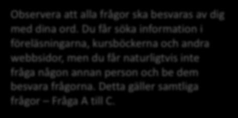 3. Fråga A Datakommunikation på webben Denna fråga handlar om protokoll i datakommunikation. Lägg in både nedanstående delfrågor och ditt svar i main-elementet på din första sida.