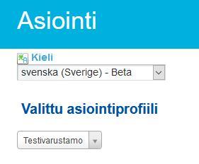 Vi rekommenderar att man använder en tillräckligt ny version, som inte är äldre än ett par år (åtminstone IE10). Språket i webbläsaren ska vara finska eller svenska Logga in på https://extranet.