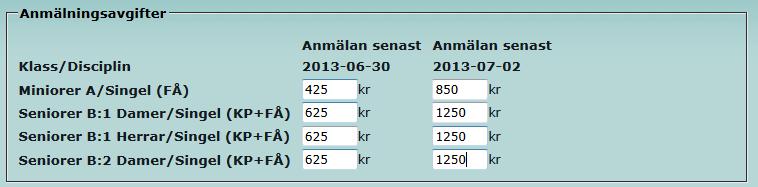 Välj ett SDF, en klubb och sök fram åkaren som ska läggas till. 7. Anmäl åkaren genom att markera denne i vänstra listan, välj en klass och klicka på knappen. 8.