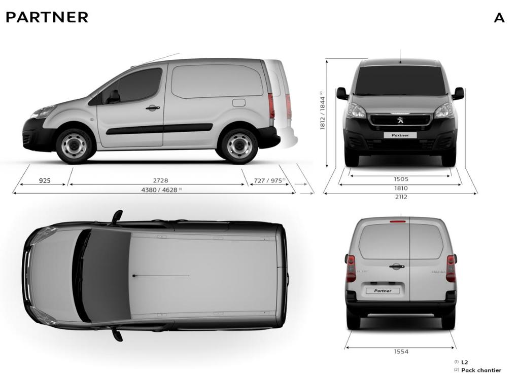 VIKTER (kg)* 95 75 ETG6 120 ETG6 L1 L1 L1 L1 L1 L2 L2 L2 Totalvikt 1945* 1960 1970 1980 1980 2230 2150 2165 2230 Tjänstevikt 1475* 1490 1500 1560 1560 1553