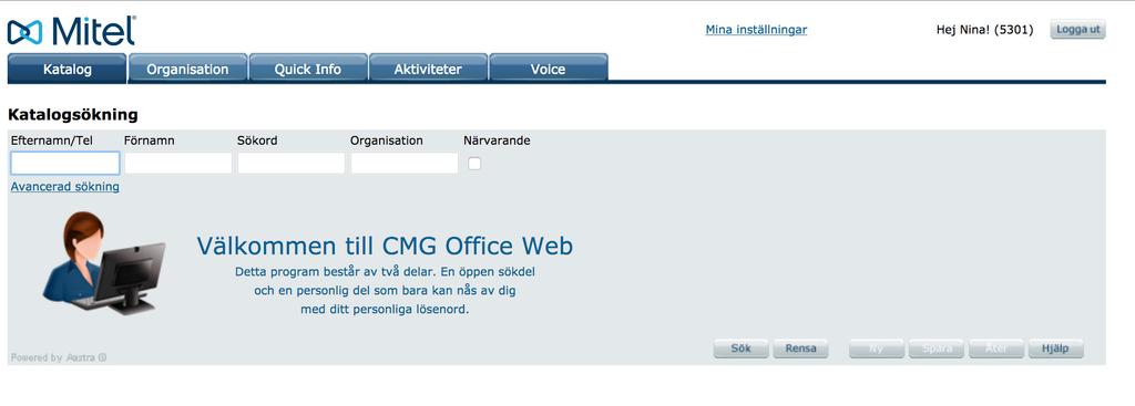 Använd den inbyggda hjälpen för att lära dig använda funktionerna i Office Web!