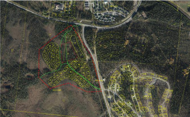 BAKGRUND OCH SYFTE Gällivare kommun jobbar med att detaljplanelägga ett område i Västra Repisvaara ca 1 km söder om Gällivare centrum, där det planeras att uppföras ca 50-60 nya bostäder, se Figur 1.