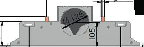 1248±10 1848±10 2448±10 3048±10 [kg] 18 Vikt: vatten i kylbatteriet [kg] SKB 0,5 26