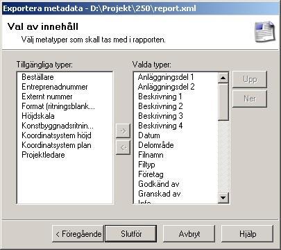 Rapporten skapas nu i den mapp du angett ovan. 11. Du kan se rapporten i förhandsgranskningsfönstret eller öppna xml-filen i Excel.