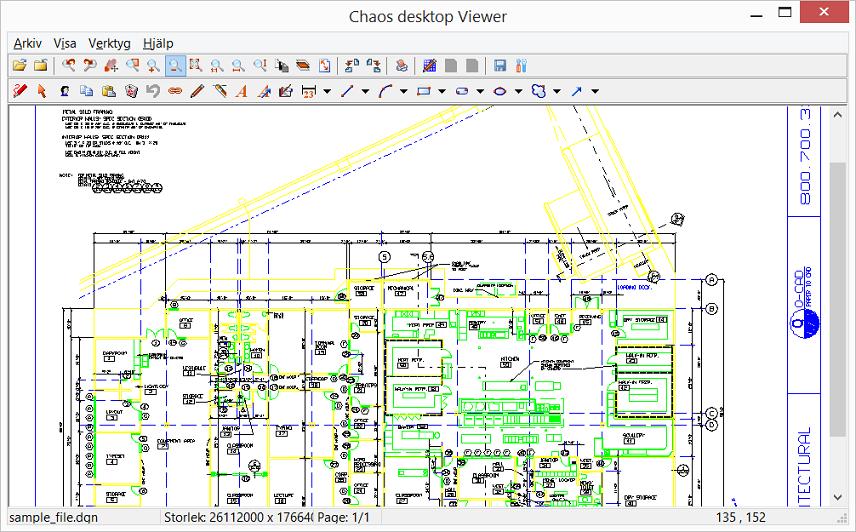 Chaos desktop manual Fristående Chaos desktop viewer Du kan förhandsvisa dokument på tre sätt; förhandsgranskning i nedre fönstret i arbetsytan, i separat fönster för förhandsgranskning eller i det