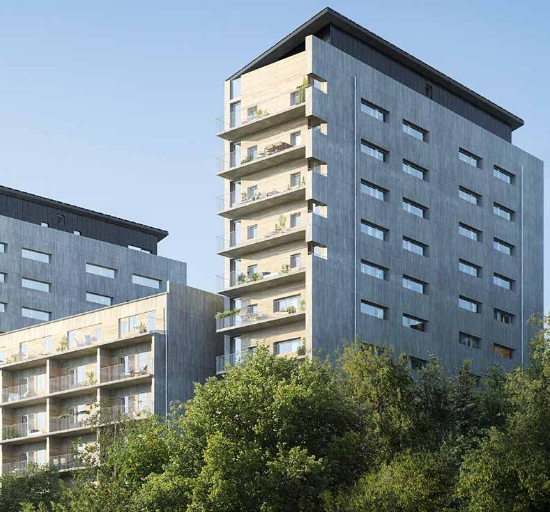 ORDEN UNIKT och extremt förekommer ofta under intervjun om Brf Viva i Göteborg.