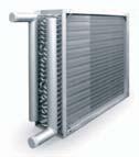 Alternativ och tillval Kylutrustning/kondensorbatterier Benämning/beskrivning Kondensorbatterier utförda i kopparrör med aluminiumlameller belagda med polyuretanfärg med metallisk emulsion fin guard