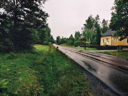 Högstammig skogsmiljö inom sträckan Bergagärde Herrljunga.