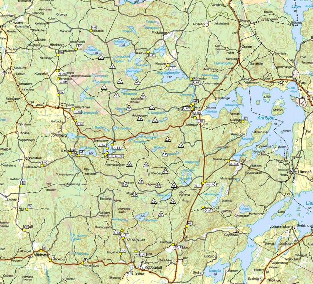 Ljudutbredningsberäkning av ljud från vindkraftverk Markera cell A1, infoga bild, justera höjd t.ex.