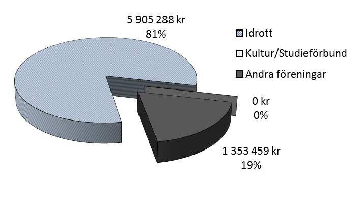 500 Investering - Bygdegårdar 454 190 Investering - Handikapporg 45 000 S:a lokalrelaterat kontant stöd 7 258 747 Totalt kontant stöd