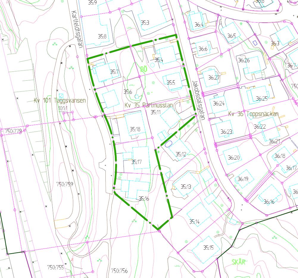 1 Uppdrag På uppdrag av AB Trätälja via Carlson och Fernberg Arkitektkontor AB har Sweco gjort en arkivinventering och överslagsmässig stabilitetsberäkning för detaljplan vid Karlfeldtsgatan, mellan