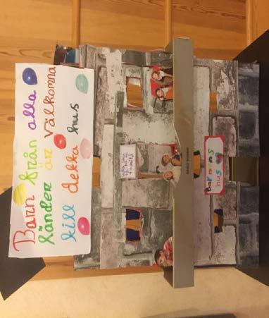 Yrsa förskola, första pris i förskoleklassen Höstmarknadens collagetävling Yrsa förskola vann första pris och Gamla Uppsala Montessori förskola andra pris i förskolegruppklassen.