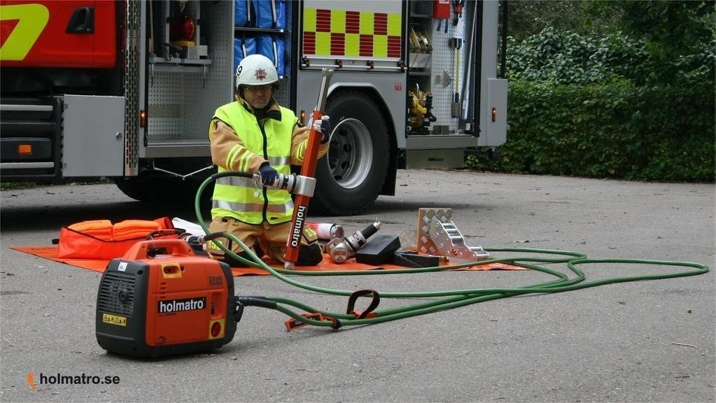 Hydraulpump Återställning efter larm och övning