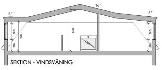 Datum 2018-03-14 3 (6) Bild 5: Röd streckad linje avser byggnadshöjden. Enlig planen, får byggnadshöjden vara högst 7,6 meter för 2 våningar.