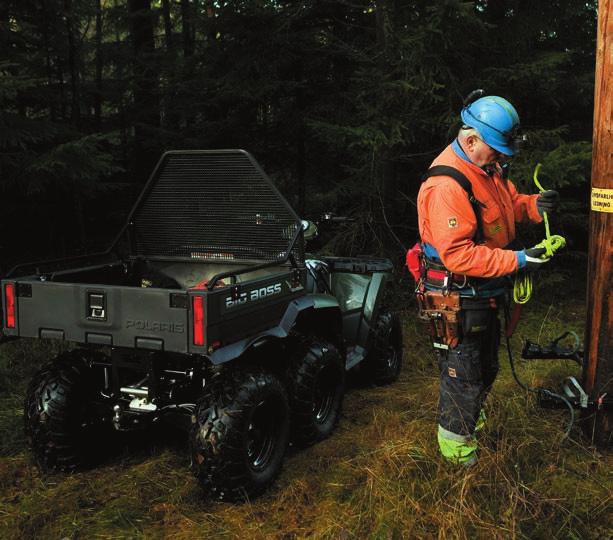 TERRäNGMASKINER Polaris Terrängmaskiner. Det är ingen tillfällighet att vi är marknadsledare i Norden på ATV. Upplevelsen av trygghet, komfort och styrka finner du i alla våra bruksområden.