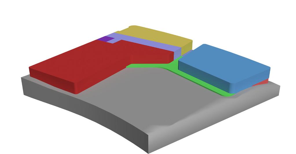 TOTAL RUMSYTA: 3310 m2 KOMMUNIKATIONSYTA: 500 m2 (15%) Det jag ville göra redan från början var att använda naturen och platsen till min fördel. Jag gillade tomtens placering och dess utformning.