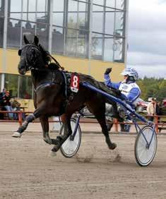 Foto: Thomas Gustafsson/Foto-Mike Kajsa Frick dominerade fullständigt hemma på Rättvikstravet igår kväll.