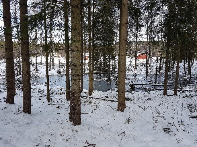 ungefär 1 500 meter från Västra Nedsjöns