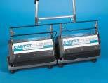 Carpet-Cleaner TM 4 Mellan Tandem komplett 2 st TM 4 maskiner med uppsamlingslådor och