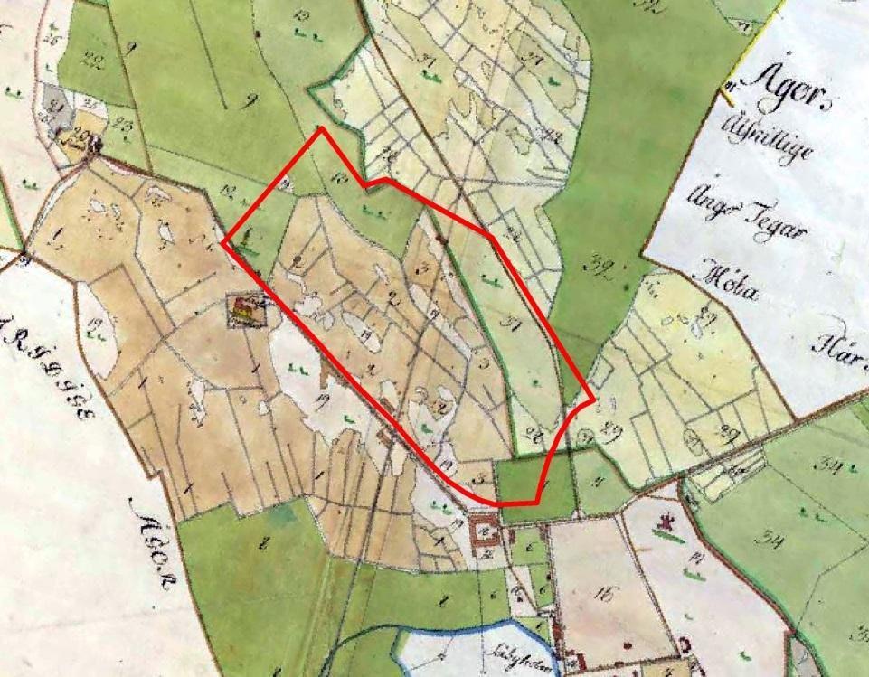 sid 14 Kulturmiljö storskifteskartan från 1782 laga skifteskartan från 1909 Förutsättningar För själva skolområdet har en kulturmiljöutredning daterad den 7 april 2014 upprättats.